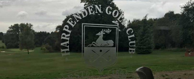 Logo of Harpenden golf club where Harpenden magician performed