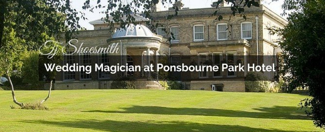 Hertfordshire Close up magician photographs Ponsbourne Pask Hotel